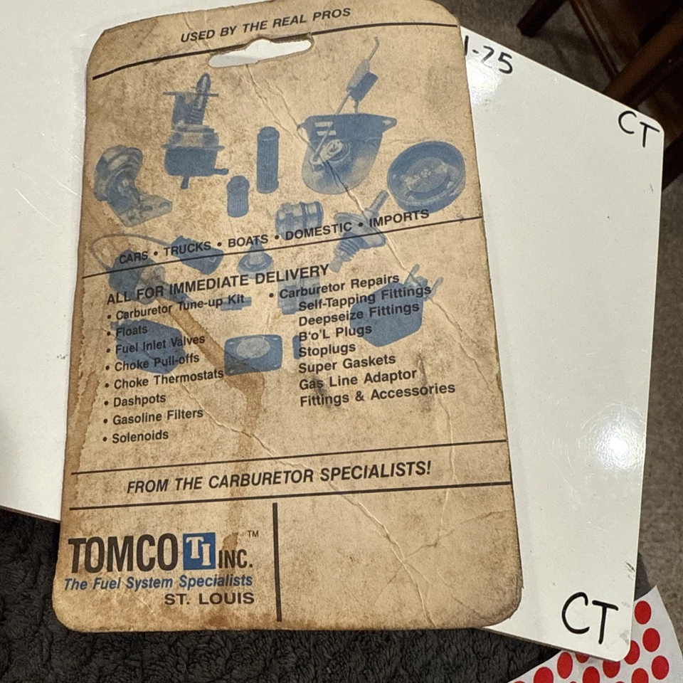 Дульный термостат NOS Tomco #9030 Chrysler Mopar - Изображение 3 из 3