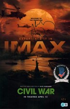 ALEX GARLAND SIGNED CIVIL WAR DIRECTOR WRITER ACCLAIMED 11X17 PHOTO BAS COA