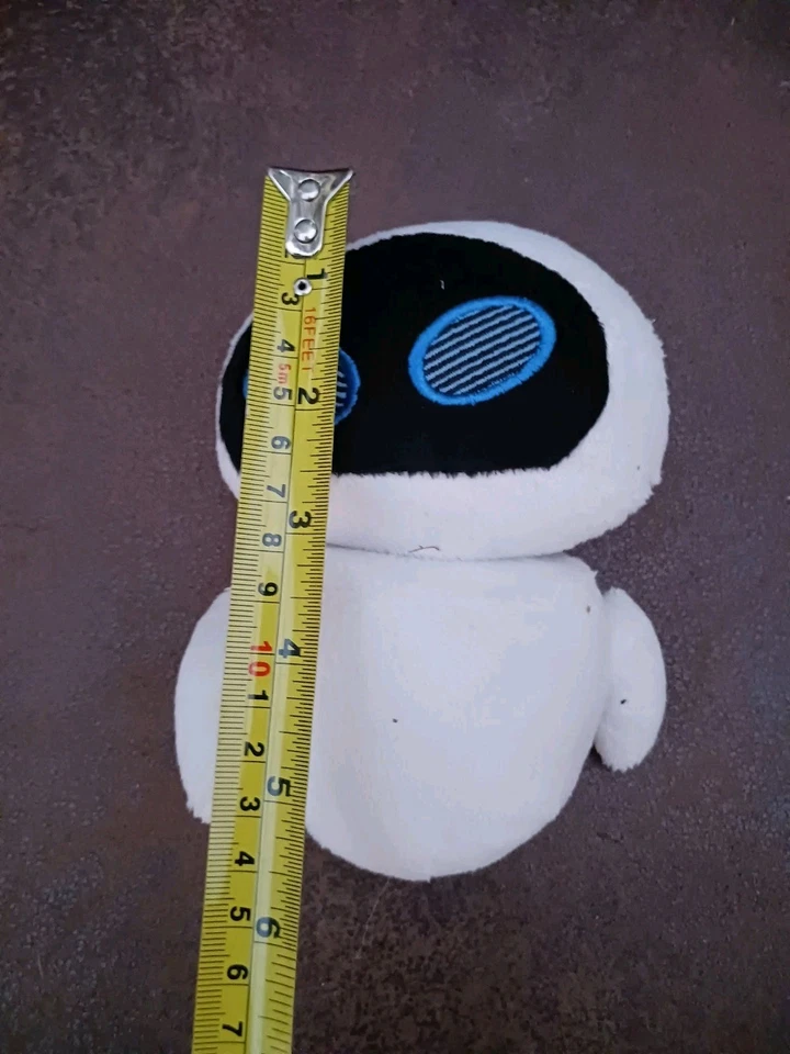 Rare Eve Soft Plush Toy Wall-e Stuffed Toy Head Turns Pixar movable joints - Image 3 of 3
