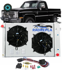 CU716 3 Row Aluminum Radiator for 1973-1991 Chevy GMC C10 C20 C30 C1500 C2500