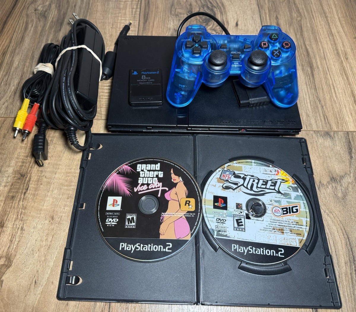 Sony PlayStation 2 Ps2 Slim Console Bundle 70012 Tested Working
