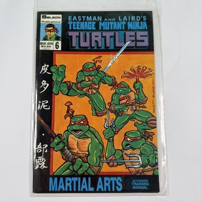 TMNT Ninja Turtles Martial Arts Training Manual #6 Solson 1987 Eastman Laird