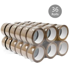 36 Rolls Shipping Packaging Box Packing Sealing Tape 2 mil 2" x 110 Yard 330FT