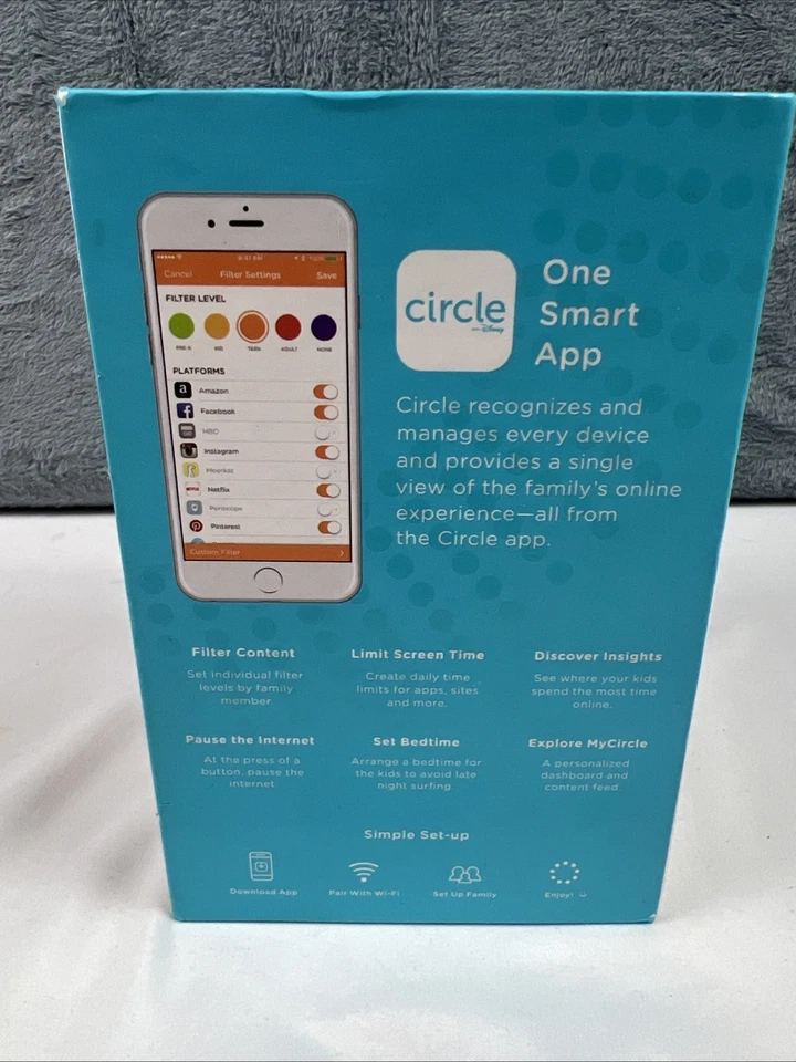 Circle Home With Disney Parental Control WiFi First Gen Smart Family Device - Image 4 of 4