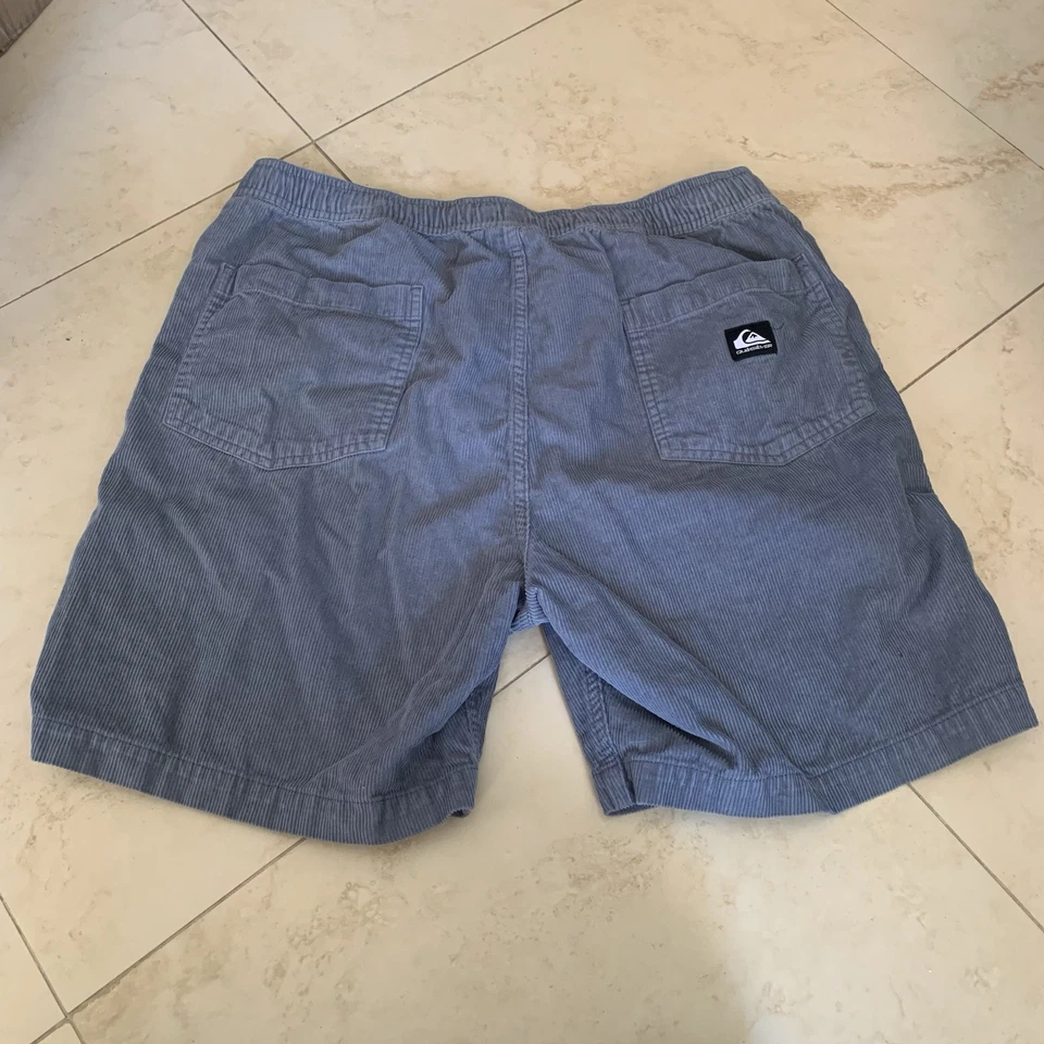 Pantalones Cortos Quiksilver Para Hombres Grandes Pana Calce Elástico Chino Informal Senderismo Aire Libre Foto 2 de 4