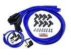 Ton's 135* Blue 8mm Silicone Spark Plug Wires Universal Chevy GM HEI distributor