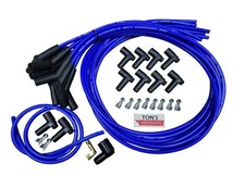 Tons 135 Blue 8mm Silicone Spark Plug Wires Universal Chevy Gm Hei Distributor