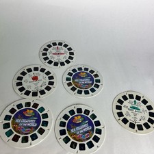 Viewmaster Reel Lot;Muppet Babies, Sea Creatures, Beauty The Beast,Fox Hound