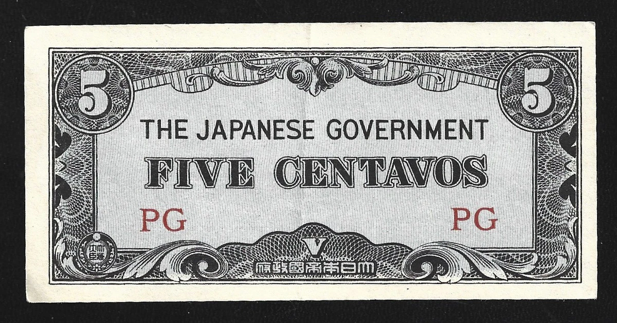 Japanese 5 Centavos Indiana Japanese PAPER Money for sale | eBay