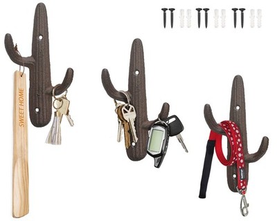 Cactus Hooks: Hang Your Hats (and Cacti?) on These Wall-Mounted Wonders!