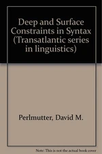 Deep and surface structure constraints in syntax (The Transatlantic series in l,