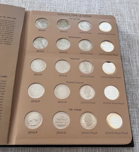 Washington Parks Quarters 2010-2021 PDS Complete Set w/ Silver Proofs 228 coins  - Bild 2 von 13