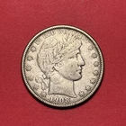 (1) Beautiful Antique 1908-O Barber Half Dollar CHOICE VF-VERY FINE
