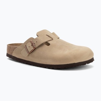 BIRKENSTOCK Boston LEOI Narrow Klassische Clogs Tabakbraun Unisex Gr. 37