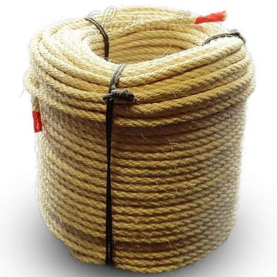 2x50M Sisalseil für Kratzb?ume Kratzbaumseil Katzenseil Sisal Schnur Leine Natur