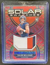 2024 Panini Obsidian Caleb Williams Solar Patch Red RC #/75 Bears