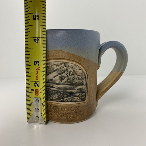 2012 Cold Mountain Pottery Grand Teton National Park Wyoming 12 oz Mug Cup USA - Picture 8 of 9