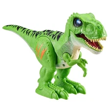 Robo Alive Attacking Green T-Rex Battery-Powered Robotic Toy by Zuru, Dinosau.