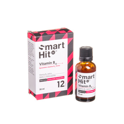 Smart Hit IV Vitamin B12 30ml Getränk Hydroxocobalamin Immunsystem Ergänzung
