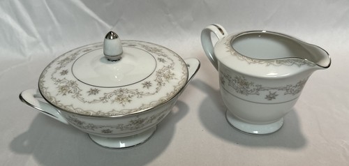 Sango Kenwood Sugar Bowl with Lid And Creamer Clean - NICE! - Picture 2 of 12
