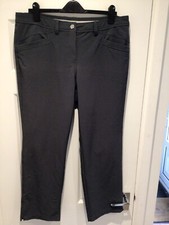 N vo Lanctot Golf Walking Trousers Uk 12 Pockets Grey Women 36 Waist
