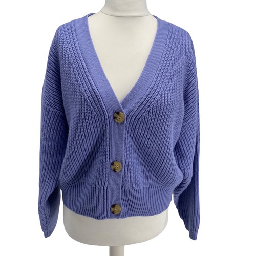 Zara lilac purple chunky knit womens 