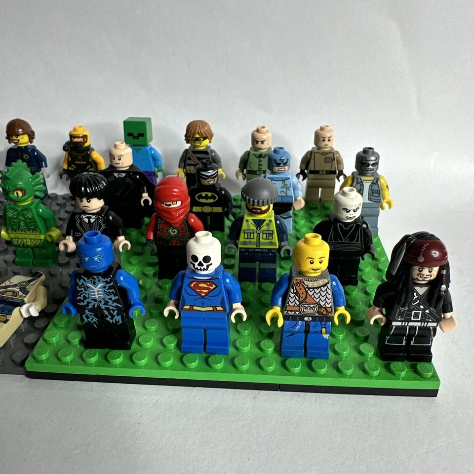 Lote de 24 Minifiguras LEGO Varios Minecraft Batman Harry Potter Pirata Mar Foto 2 de 3