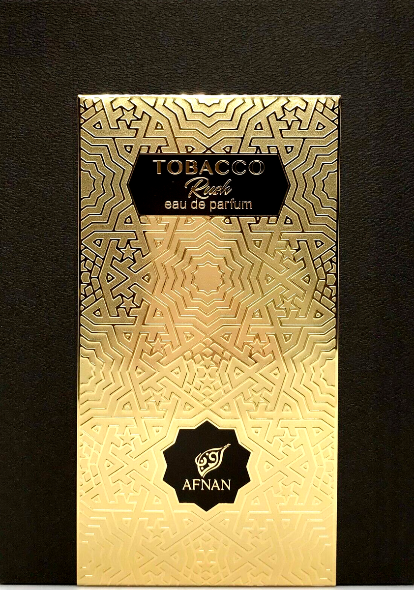 AFNAN TOBACCO RUSH EAU DE PARFUM SPRAY UNISEX 2.7 Oz / 80 ml BRAND NEW  ITEM!!!
