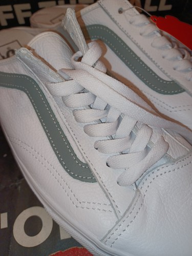 VANS Hombre 12 Estilo 36 Cuero Mula - Verdadero Blanco/Verde Hombre 12 - VN0A7Q5YB9F - Imagen 4 de 12