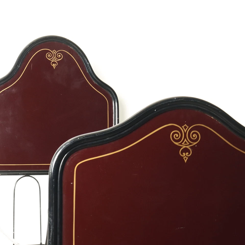 Lit Ancien Umbertino Fer Forgé Italie du XIXe Siècle Original - Photo 3/4