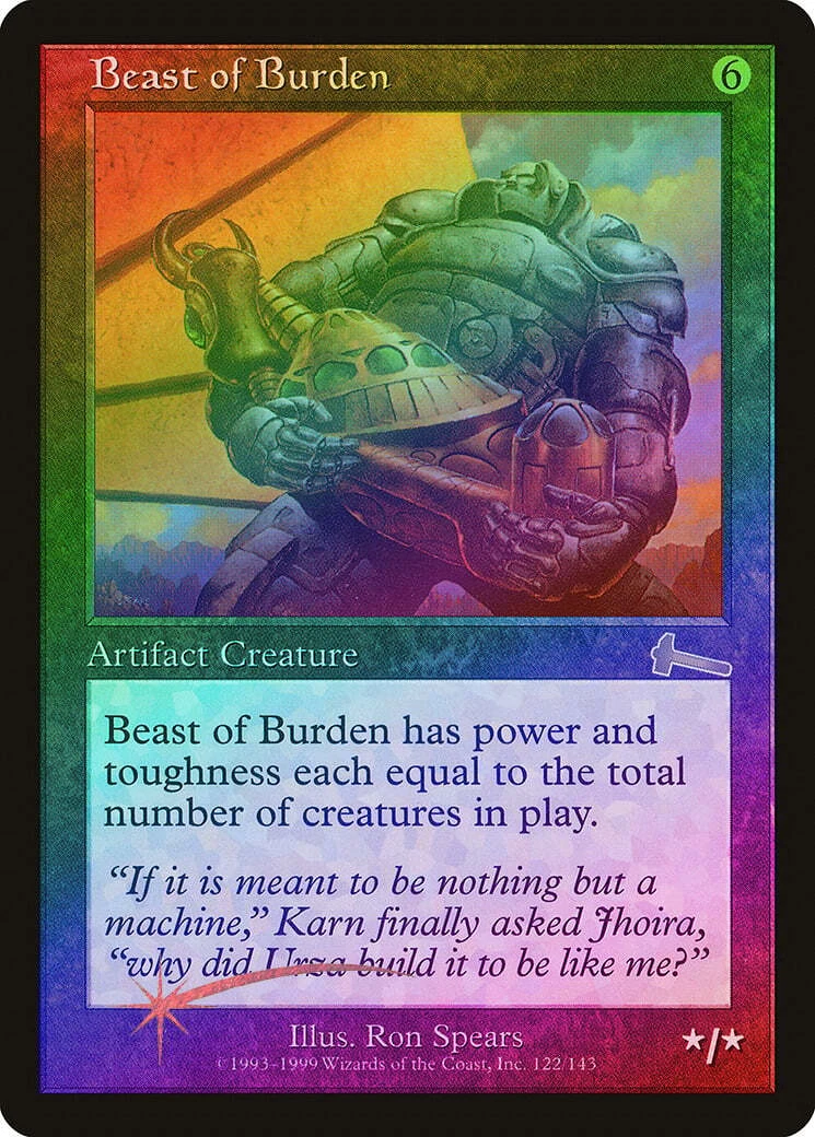 Beast of Burden 122 Urza's Legacy for sale | eBay