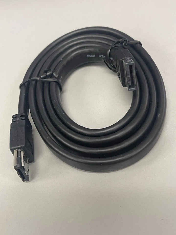 3ft eSATA to SATA Cable - Male eSATA - 3ft - Image 2 of 3