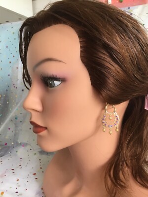 Boucles d'oreilles créoles savoyardes pour enfant en or jaune 18 carat