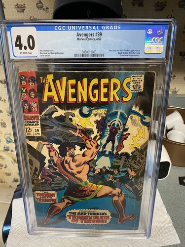 AVENGERS #39 CGC 4.0 1ST and ONLY App of "Triumvirate of Terror"..UNRESTORED