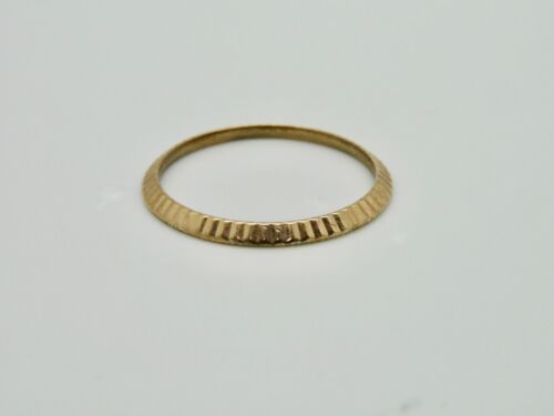 Rolex 26mm 14K Gold geriffelte Lünette 2 Gramm ältere Modelle 6917 69174 - Bild 3 von 4