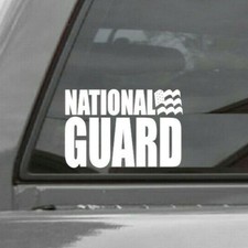 Army National Guard Vinyl Window Decal