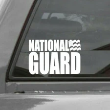 ARMY NATIONAL GUARD Vinyl Window Decal