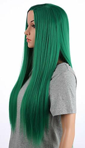 Peluca cosplay Onedor recta 31 pulgadas de largo cabello sintético mujer cabeza completa - Imagen 4 de 83