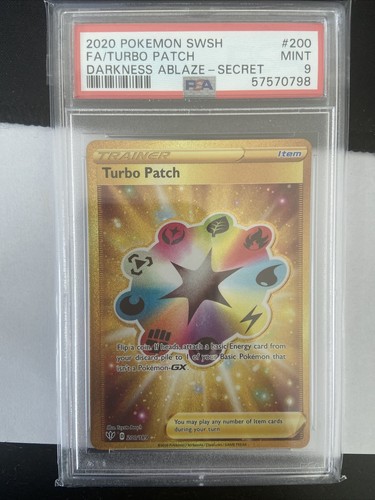 Turbo Patch graded PSA 9 for sale on eBay