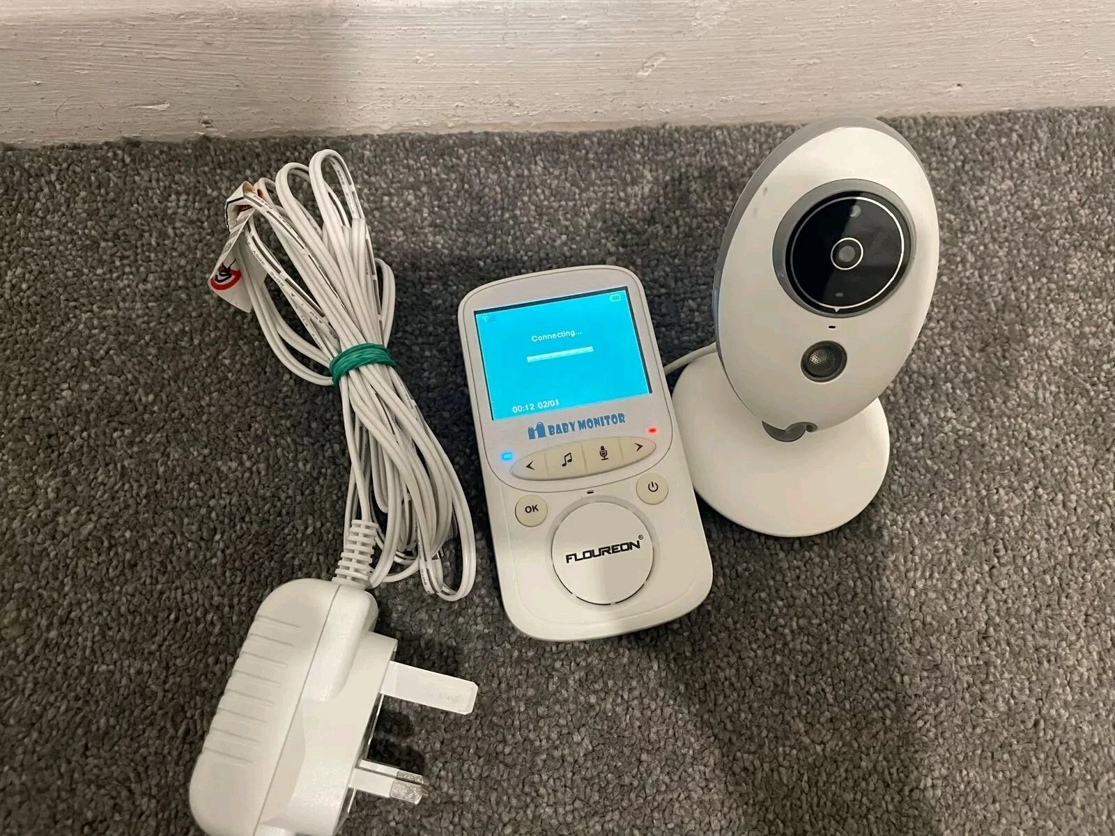 FLOUREON Wireless Baby Monitor Camera, WIFI, Night Vision (WORKING)