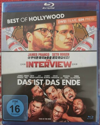 Das ist das Ende the interview Blu Ray Seth Rogen Jonah hill James Franco 