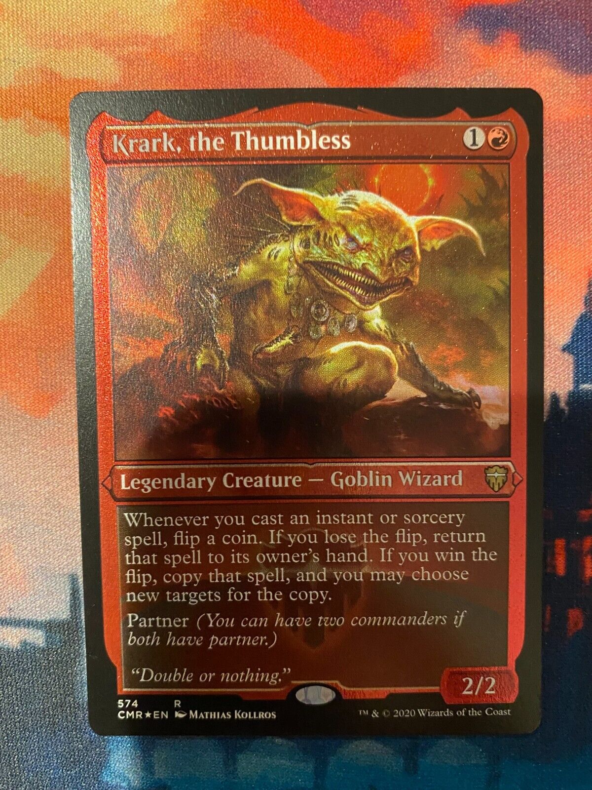 Krark, the Thumbless · Commander Legends (CMR) #574 · Scryfall Magic The  Gathering Search