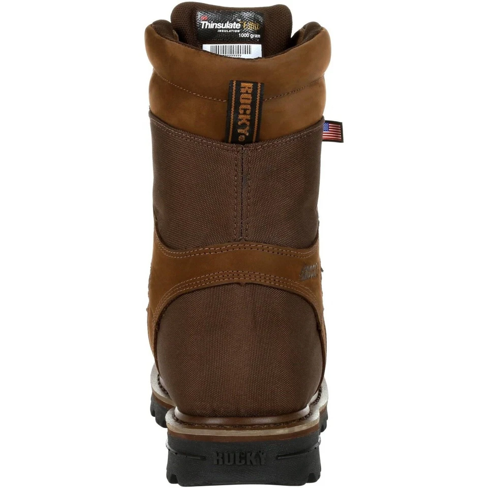 ROCKY MENS DEERSTALKER WATERPROOF 1000G INSULATED BOOTS NWB $242 - Image 2 of 4