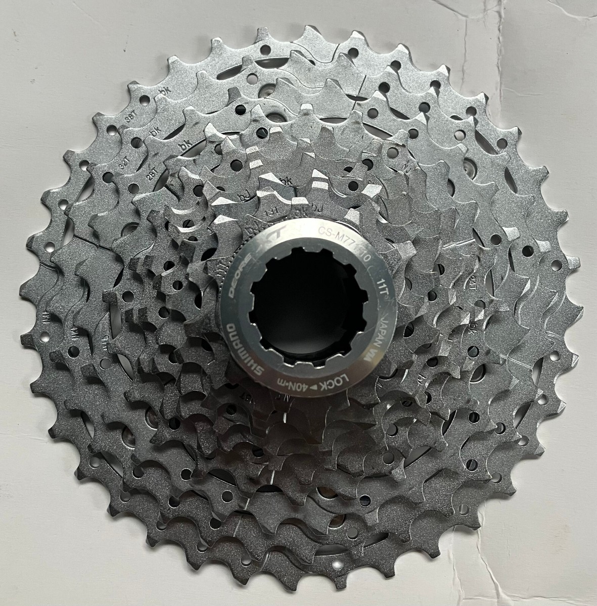 パーツ DEORE XT CS-M771-10 10s 11-36T Shimano Deore XT CS-M771 Bicycle Cassette (10-Speed) 11-36