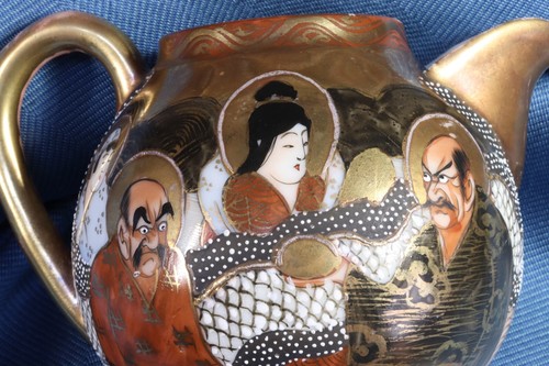 Jarra porcelana Satsuma. Japonés. Taisho. Satsuma porcelain jug. Japanese. - Foto 9 di 9