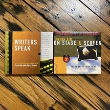 Lot of 2 Terry Gross CDs Fresh Air- On Stage and Screen & Writers Speak NPR