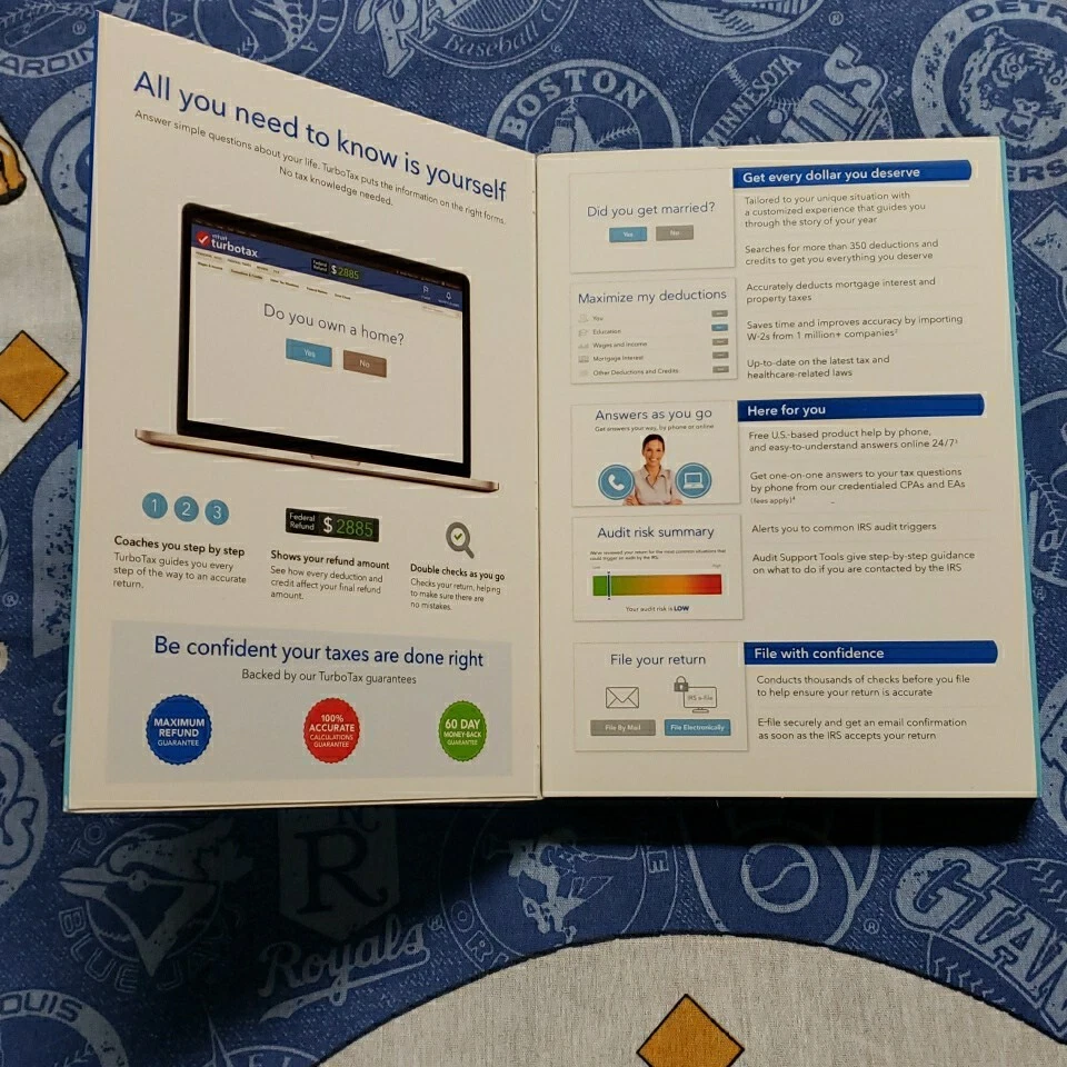 Intuit Turbotax 2016 Deluxe Federal Only Federal E-file No State Nuevo Sellado Foto 3 de 4