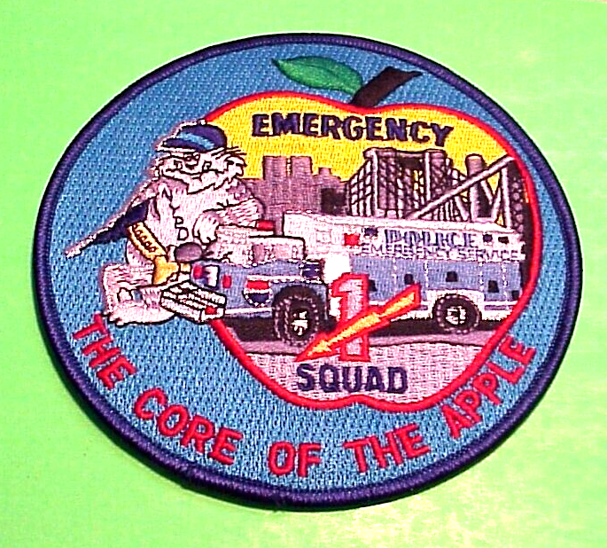 NYPD EMERGENCY SERVICE SQUAD 1 NY ( 4 7/8