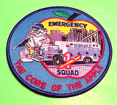 NYPD EMERGENCY SERVICE SQUAD 1 NY ( 4 7/8
