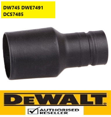 Original DeWalt Tischkreissäge Staubanschluss Absaugung Adapter Teil DW745 DWE7491 DCS7485